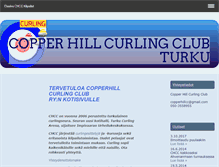 Tablet Screenshot of copperhillcurlingclub.com